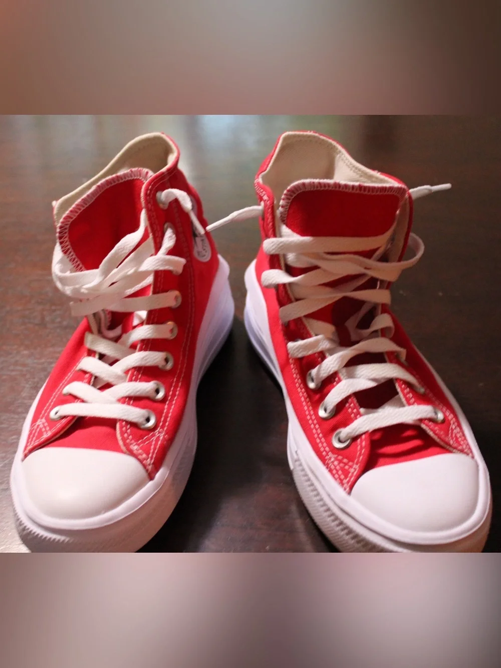 Converse Chuck Taylor All Star Move Platform Red Women size 8